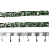 Natural Green Spot Jasper Beads Strands G-F762-A21-01-5
