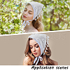 Flower Decor Lace Triangle Bandanas OHAR-WH20005-08A-5