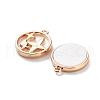 Rack Plating Alloy Resin Imitation Shell Pendants FIND-E043-08KCG-2