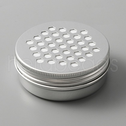 Aluminium Shallow Round Candle Tins AJEW-WH0312-58C-1