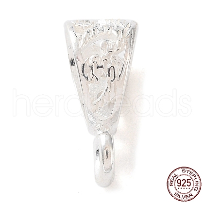 925 Sterling Silver Tube Bails STER-NH0001-04B-S-1