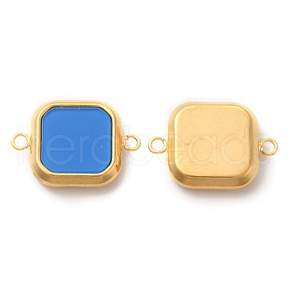 PVD Vacuum Plating Golden Tone 304 Stainless Steel Connector Charms STAS-A079-07G-01C-1