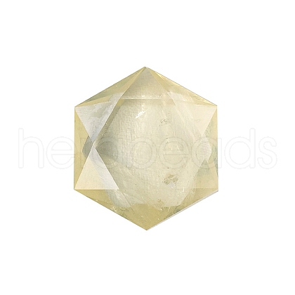 Natural Yellow Quartz Healing Star of David Ornament PW-WG52742-08-1