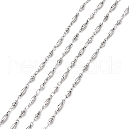 Tarnish Resistant 304 Stainless Steel Link Chains CHS-K001-83-1
