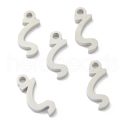 Non-Tarnish 304 Stainless Steel Charms STAS-G244-01Z-1