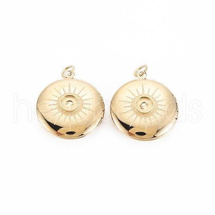 Ion Plating(IP) 304 Stainless Steel Pendant Enamel Settings X-STAS-N097-140-1