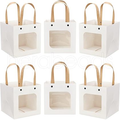 Craft Paper Handbags CARB-WH0018-03B-1