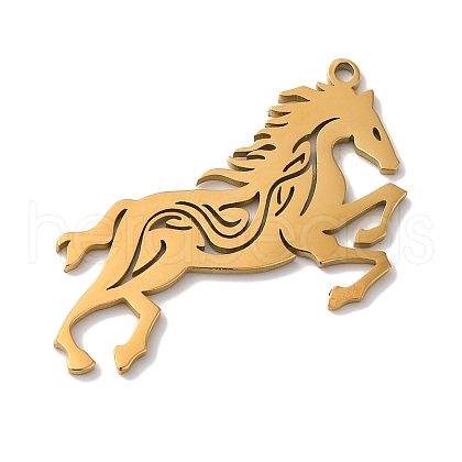 304 Stainless Steel Pendants STAS-U010-19G-1