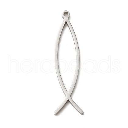 Non-Tarnish 304 Stainless Steel Pendants FIND-Z025-01P-1