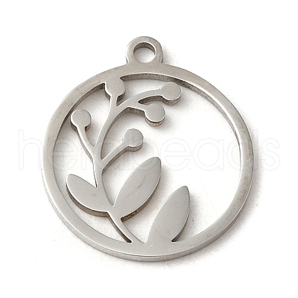 Non-Tarnish 201 Stainless Steel Pendants STAS-E211-03P-1