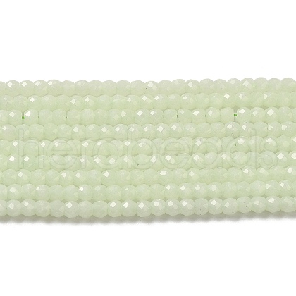 Synthetic Luminous Stone Beads Strands G-C086-01B-08-1