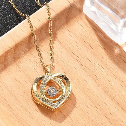 304 Stainless Steel Necklaces for Women NJEW-R015-04G-1