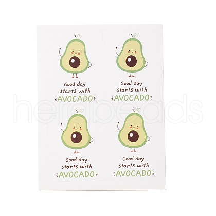 Rectangle Paper Stickers DIY-B041-13A-1
