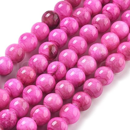 Natural Persian Jade Beads Strands G-A255-A02-02C-1