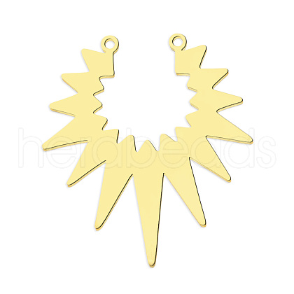201 Stainless Steel Pendant Links STAS-S105-LA766-2-1