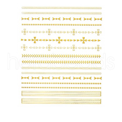 3D Goldenrod Nail Water Decals MRMJ-N010-44-006-1