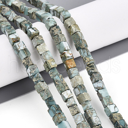 Natural Variscite Beads Strands G-T140-41B-1