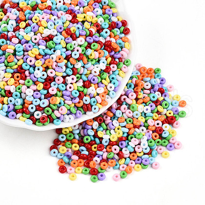 8/0 Opaque Colours Glass Seed Beads SEED-N007-05-1