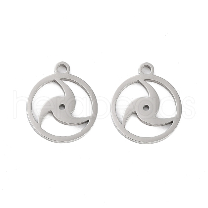 Non-Tarnish 316 Surgical Stainless Steel Charms STAS-C096-11H-P-1