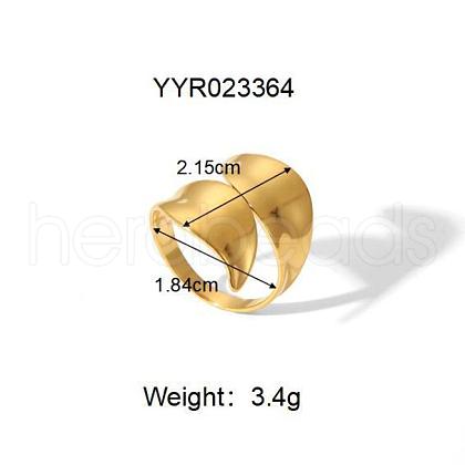 Stainless Steel Cuff Rings for Women CD9702-1-1