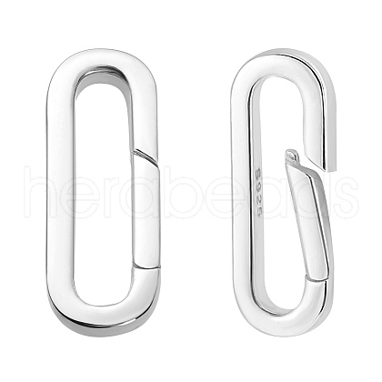   925 Sterling Silver Spring Gate Ringsed FIND-PH0021-77A-1