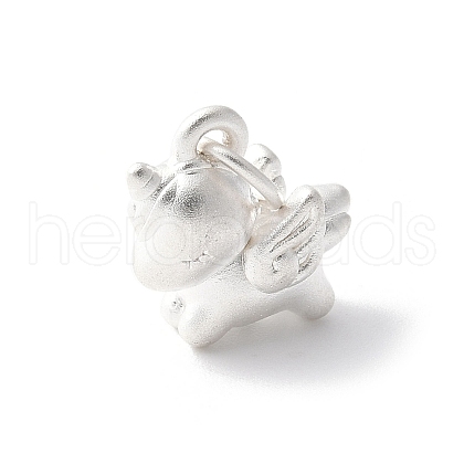 Fine Silver Unicorn Charms STER-R012-10S-1