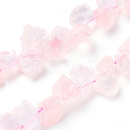 Natural Rose Quartz Beads Strands G-I283-D05-1