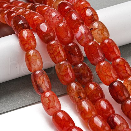 Natural Dragon Veins Agate Beads Strands G-A223-D11-01D-1