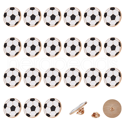 Fingerinspire 24Pcs Alloy Brooches JEWB-FG0001-25B-1
