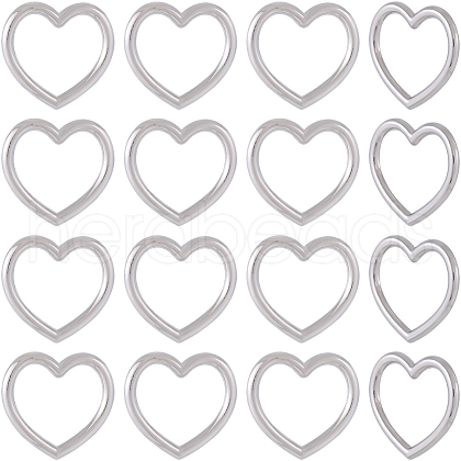 SUNNYCLUE 16Pcs Alloy Linking Rings FIND-SC0009-90-1