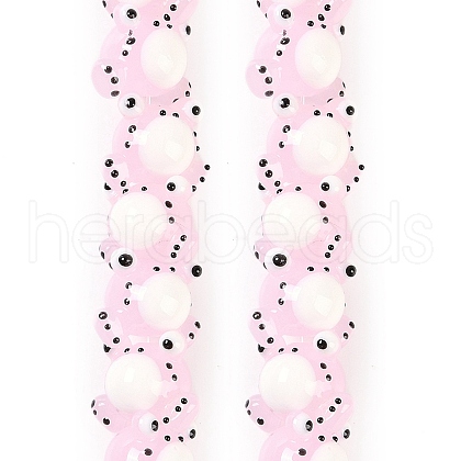 Handmade Lampwork Beads Strands LAMP-P066-07E-1