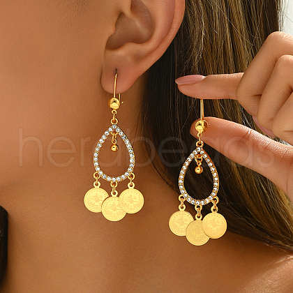 Elegant Middle Eastern Style Zinc Alloy Chandelier Earrings RG4229-3-1