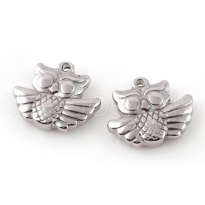 Tarnish Resistant 201 Stainless Steel Pendants STAS-Q195-149-1