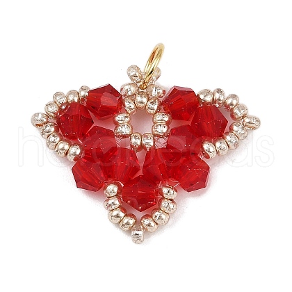 Handmade Glass Pendants PALLOY-MZ00750-01-1
