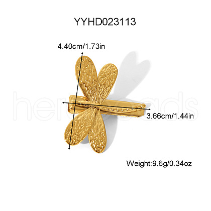 Stainless Steel Alligator Hair Clips for Women Side High-end Hair Accessory WY3870-6-1