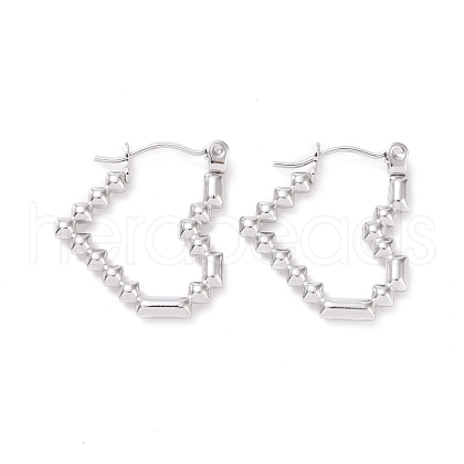 Non-Tarnish 304 Stainless Steel Hoop Earrings for Women EJEW-F287-06P-1