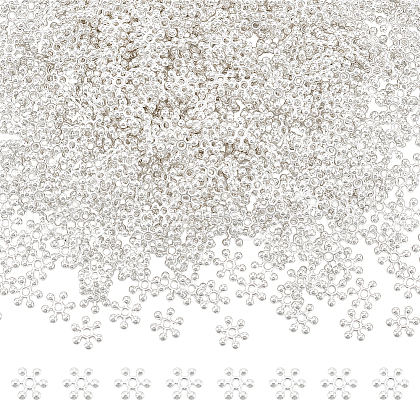 Unicraftale 500Pcs Zinc Alloy Spacer Beads FIND-UN0016-10-1