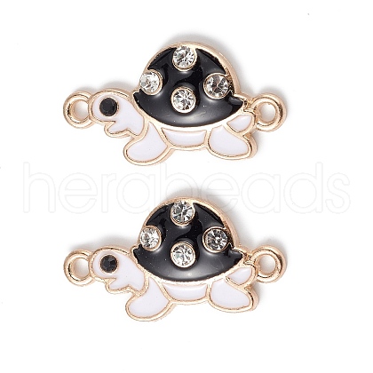 Alloy Enamel Connector Charms ENAM-I054-04B-1