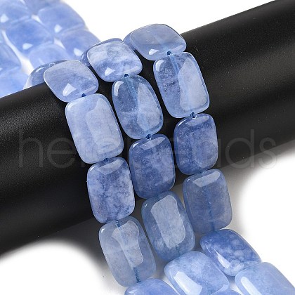 Natural Dyed Malaysia Jade Beads Strands G-B137-B02-01F-1