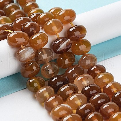Natural Agate Beads Strands G-G021-03B-16-1