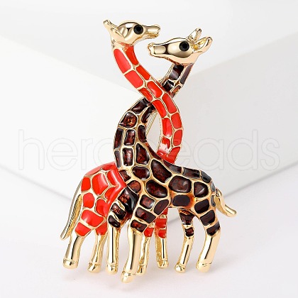 Giraffe Enamel Pins JEWB-Q004-01KCG-03-1
