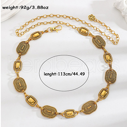 Bohemian Style Alloy Geometric Link Chain Waist Belly Chains FS-WG11763-02-1