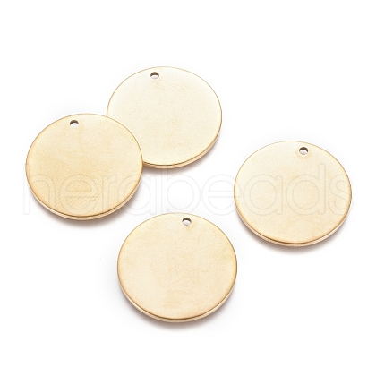 Ion Plating(IP) 304 Stainless Steel Pendants EJEW-L238-01A-G-1