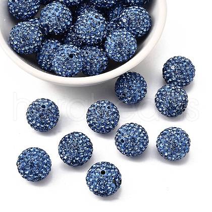 Pave Disco Ball Beads RB-Q195-14mm-2-1
