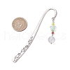 Star Glass & Acrylic Beads Charms Bookmarks AJEW-JK00371-4