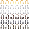 SOFPLATE 1200Pcs 6 Colors Brass Wire Guardian and Protectors KK-SP0002-01-1