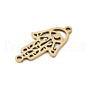 201 Stainless Steel Religion Laser Cut Connector Charms STAS-F316-37G-2