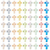 100Pcs Plating Acrylic Beads DIY-TAC0020-61-11