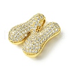 Rack Plating Brass Cubic Zirconia Pendants KK-S378-02G-N-2