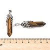 Natural Tiger Eye Pendants G-M450-01P-13-3